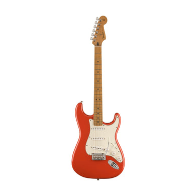 [PREORDER] Fender FSR Player Stratocaster Fat 50s Electric Guitar, Roasted Maple FB, Fiesta Red