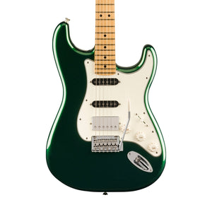 Fender Limited Edition Player HSS Stratocaster Electric Guitar, Maple FB, British Racing Green