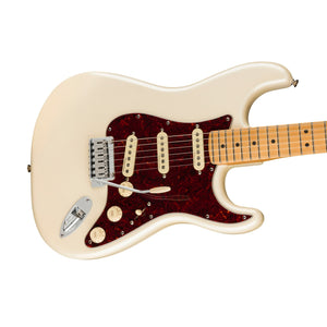 [PREORDER 2 WEEKS] Fender Player Plus Stratocaster Electric Guitar, Maple FB, Olympic Pearl