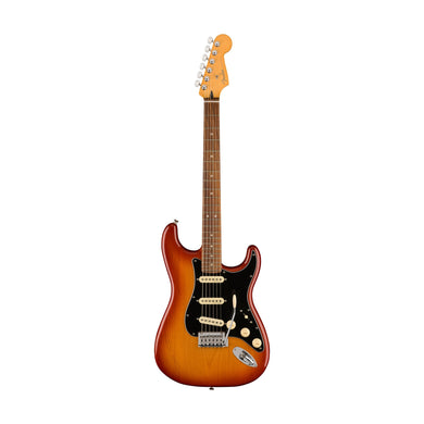 [PREORDER] Fender Player Plus Stratocaster Electric Guitar, Pau Ferro FB, Sienna Sunburst