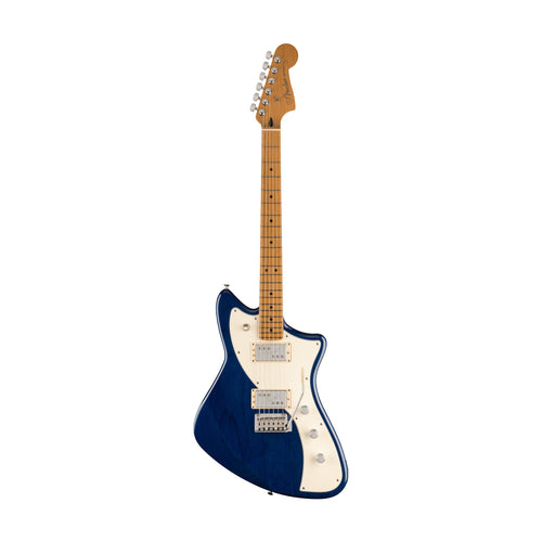 [PREORDER] Fender FSR Player Plus Meteora Electric Guitar, Roasted Maple FB, Sapphire Blue Transparent