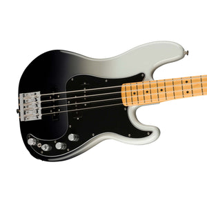 Fender Player Plus Precision Bass Guitar, Maple FB, Silver Smoke