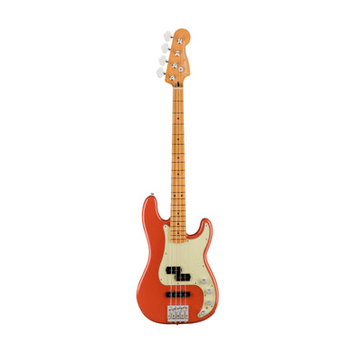 [PREORDER] Fender Player Plus Active Precision Bass Guitar, Maple FB, Fiesta Red