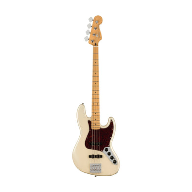 [PREORDER] Fender Player Plus Jazz Bass Guitar, Maple FB, Olympic Pearl