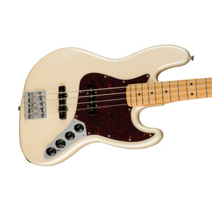 [PREORDER] Fender Player Plus Jazz Bass Guitar, Maple FB, Olympic Pearl