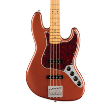 Fender Player Plus Jazz Bass Guitar, Maple FB, Aged Candy Apple Red