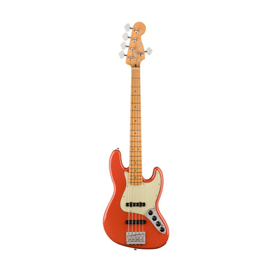 [PREORDER] Fender Player Plus Active Jazz Bass V Guitar, Maple FB, Fiesta Red