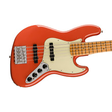 [PREORDER] Fender Player Plus Active Jazz Bass V Guitar, Maple FB, Fiesta Red