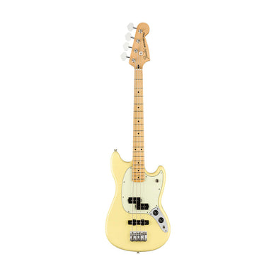 [PREORDER] Fender Limited Edition Player Mustang Bass PJ Guitar, Maple FB, Canary Yellow