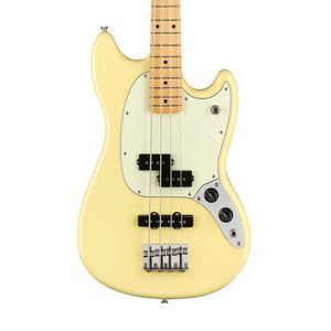 [PREORDER] Fender Limited Edition Player Mustang Bass PJ Guitar, Maple FB, Canary Yellow