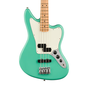 [PREORDER] Fender Player Jaguar Bass Electric Guitar, Maple FB, Sea Foam Green