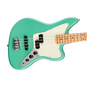 [PREORDER] Fender Player Jaguar Bass Electric Guitar, Maple FB, Sea Foam Green