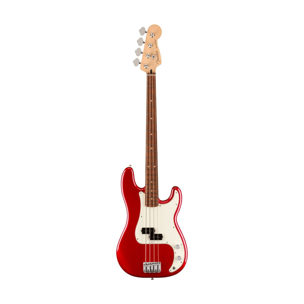 [PREORDER] Fender Player Precision Bass Electric Guitar, Pau Ferro FB, Candy Apple Red