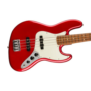 [PREORDER] Fender Player Jazz Bass Electric Guitar, Pau Ferro FB, Candy Apple Red