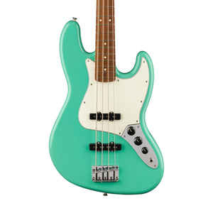 [PREORDER] Fender Player Jazz Bass Electric Guitar, Pau Ferro FB, Sea Foam Green
