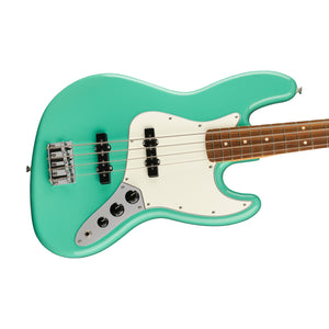 [PREORDER] Fender Player Jazz Bass Electric Guitar, Pau Ferro FB, Sea Foam Green