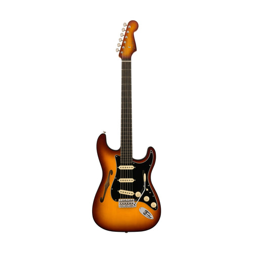 [PREORDER] Fender Limited Edition American Suona Stratocaster Thinline Electric Guitar, Ebony FB, Violin Burst