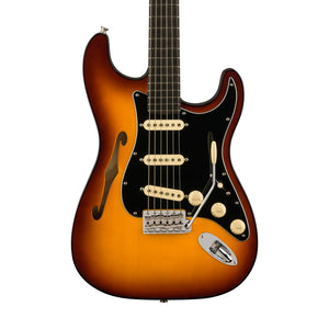[PREORDER] Fender Limited Edition American Suona Stratocaster Thinline Electric Guitar, Ebony FB, Violin Burst