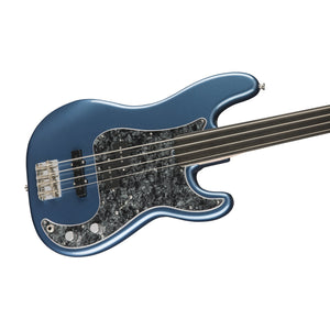[PREORDER 2 WEEKS] Fender Tony Franklin Fretless Precision Bass Guitar, Lake Placid Blue