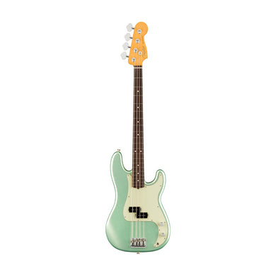 [PREORDER 2 WEEKS] Fender American Professional II Precision Bass Electric Guitar, RW FB, Mystic Surf Green