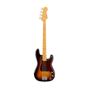 Fender American Professional II Precision Bass Electric Guitar, Maple FB, 3-Tone Sunburst