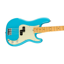 [PREORDER 2 WEEKS] Fender American Professional II Precision Bass Electric Guitar, Maple FB, Miami Blue
