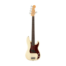 Fender American Professional II Precision Bass V Electric Guitar, RW FB, Olympic White