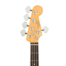 Fender American Professional II Precision Bass V Electric Guitar, Maple FB, Miami Blue
