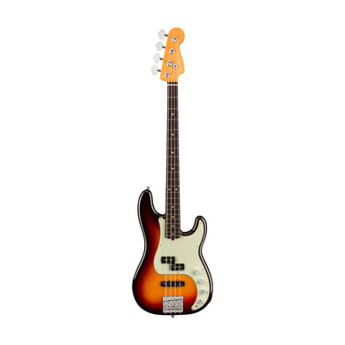 [PREORDER] Fender American Ultra Precision Bass Guitar, RW FB, Ultraburst