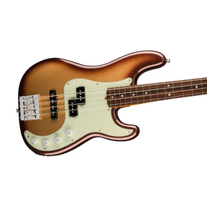 [PREORDER 2 WEEKS] Fender American Ultra Precision Bass Guitar, RW FB, Mocha Burst