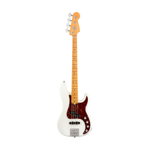[PREORDER 2 WEEKS] Fender American Ultra Precision Bass Guitar, Maple FB, Arctic Pearl
