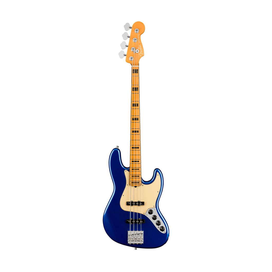 [PREORDER] Fender American Ultra Jazz Bass Guitar, Maple FB, Cobra Blue