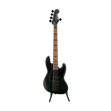[PREORDER 2 WEEKS] Squier FSR Contemporary Active Jazz V Bass Guitar, Flat Black
