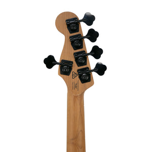 [PREORDER 2 WEEKS] Squier FSR Contemporary Active Jazz V Bass Guitar, Flat Black