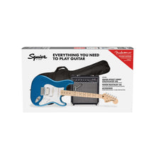[PREORDER] Squier Affinity Series HSS Stratocaster Guitar Pack, Maple FB, Lake Placid Blue, 230V, UK