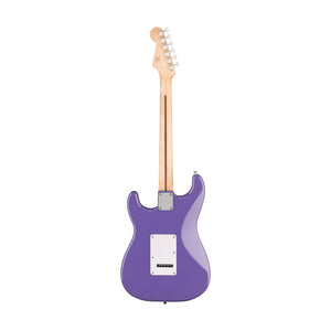 Squier Sonic Stratocaster Electric Guitar w/White Pickguard, Laurel FB, Ultraviolet