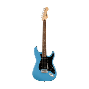 Squier Sonic Stratocaster Electric Guitar w/Black Pickguard, Laurel FB, California Blue