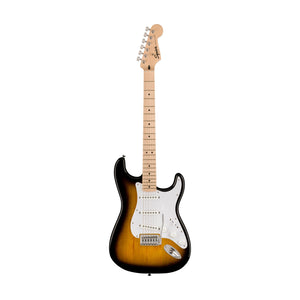 [PREORDER] Squier Sonic Stratocaster Electric Guitar w/White Pickguard, Maple FB, 2-Color Sunburst