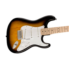[PREORDER] Squier Sonic Stratocaster Electric Guitar w/White Pickguard, Maple FB, 2-Color Sunburst