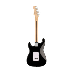 [PREORDER] Squier Sonic Stratocaster Electric Guitar w/White Pickguard, Maple FB, Black