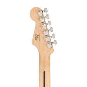 [PREORDER] Squier Sonic Stratocaster Electric Guitar w/White Pickguard, Maple FB, Black