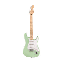 [PREORDER] Squier FSR Sonic Stratocaster Electric Guitar w/White Pickguard, Maple FB, Surf Green