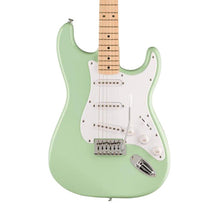 [PREORDER] Squier FSR Sonic Stratocaster Electric Guitar w/White Pickguard, Maple FB, Surf Green