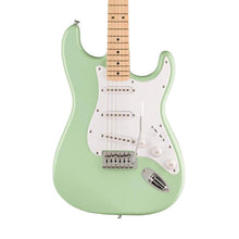[PREORDER] Squier FSR Sonic Stratocaster HSS Electric Guitar w/White Pickguard, Laurel FB, Surf Green