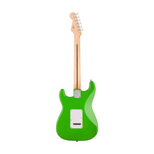 [PREORDER] Squier FSR Sonic Stratocaster HSS Electric Guitar w/White Pickguard, Laurel FB, Lime Green