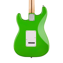 [PREORDER] Squier FSR Sonic Stratocaster HSS Electric Guitar w/White Pickguard, Laurel FB, Lime Green