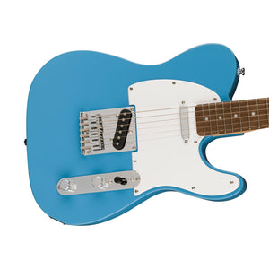 [PREORDER] Squier Sonic Telecaster Electric Guitar w/White Pickguard, Laurel FB, California Blue