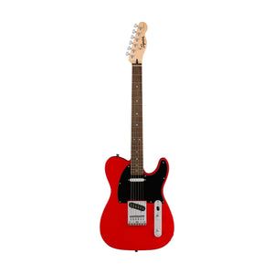 [PREORDER] Squier Sonic Telecaster Electric Guitar w/Black Pickguard, Laurel FB, Torino Red