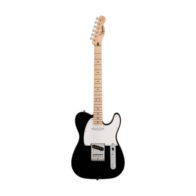 [PREORDER] Squier Sonic Telecaster Electric Guitar w/White Pickguard, Maple FB, Black