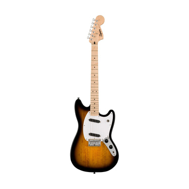 [PREORDER] Squier Sonic Mustang Electric Guitar w/White Pickguard, Maple FB, 2-Color Sunburst